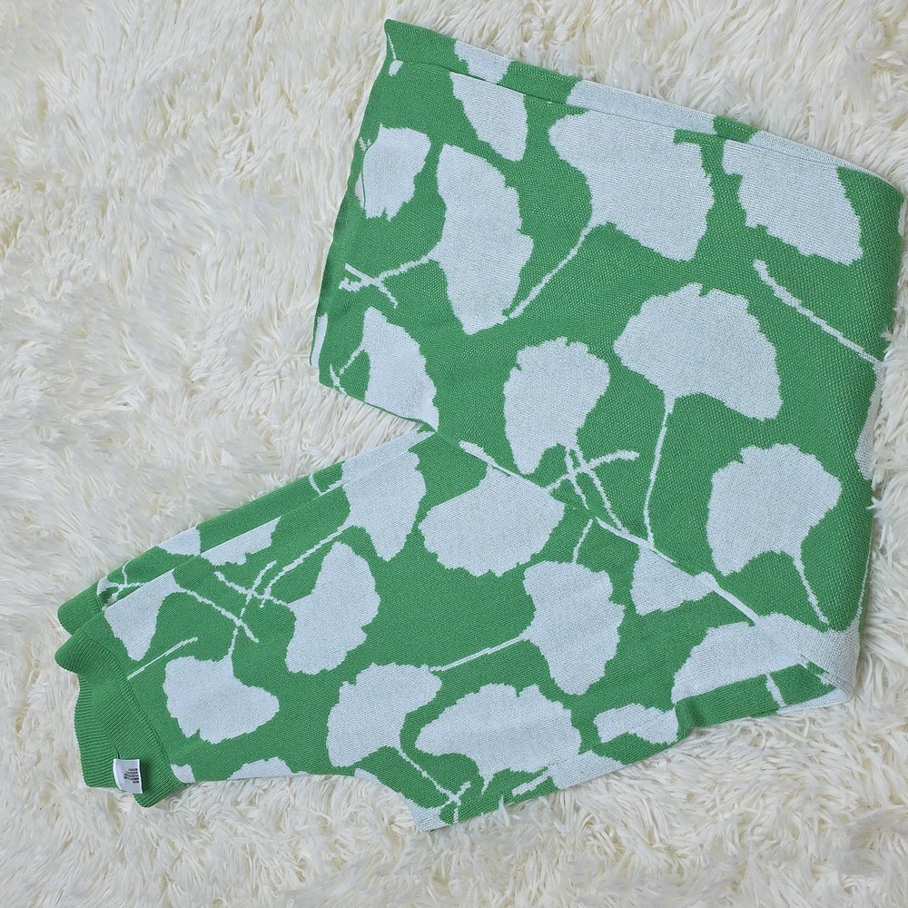 Diane Von Furstenberg Green and White Kids Joggers